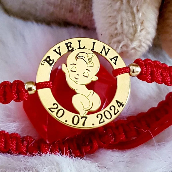 Niña, plata 925, chapado en oro de 24K