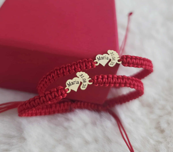 Pie y corazón de bebé