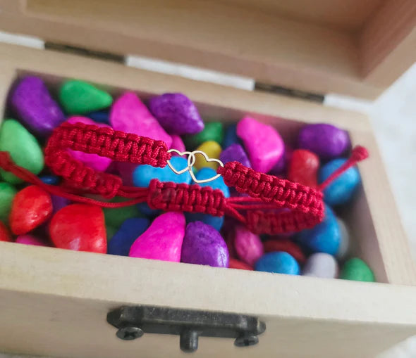 Dos corazones - Oro 14K