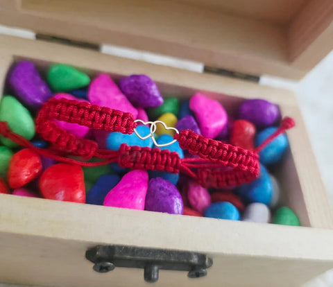 Dos corazones - Oro 14K