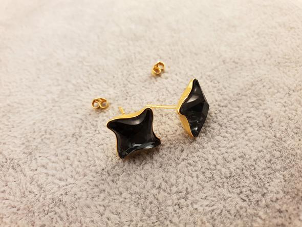 Pendientes Swarovski - Grafito