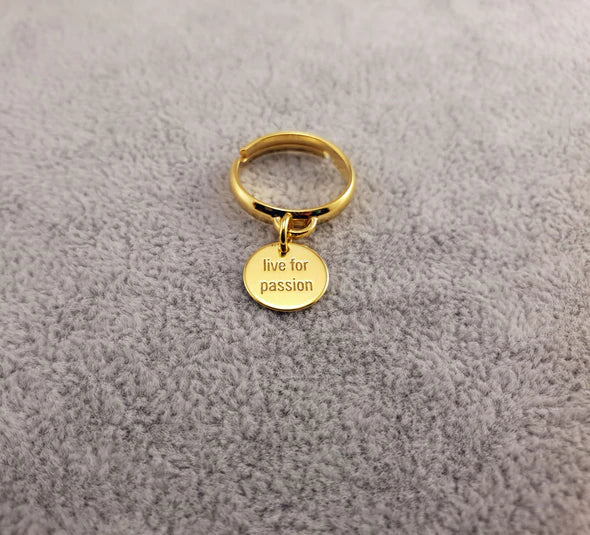 ANILLO CHAPADO ORO 24K