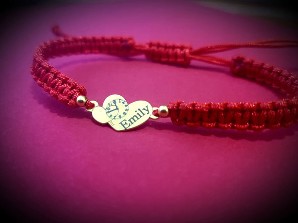 Pulsera Personalizada - Dos corazones