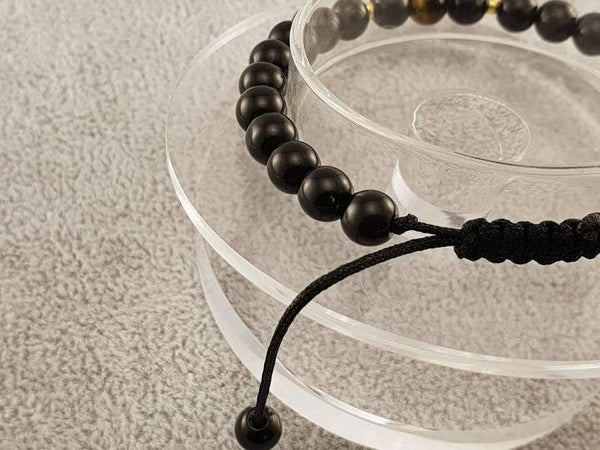 Cuentas de ágata - Ojo negro y tigre