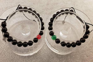 Set- Pulseras de la amistad - rojo y verde