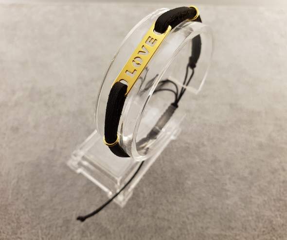 Pulsera de cuero - AMOR