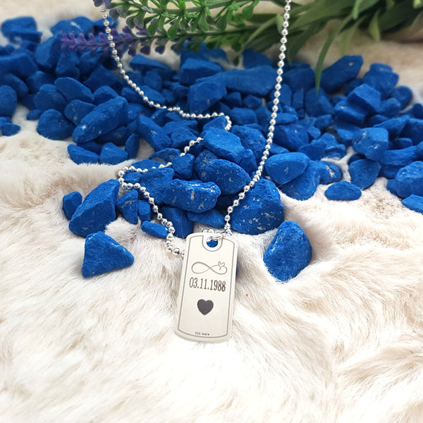 Bola de cadena de plata 925